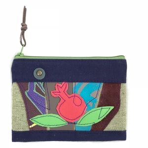 Handmade Purse with  pomegranate Armenian symbol